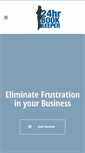 Mobile Screenshot of 24hrbookkeeper.com